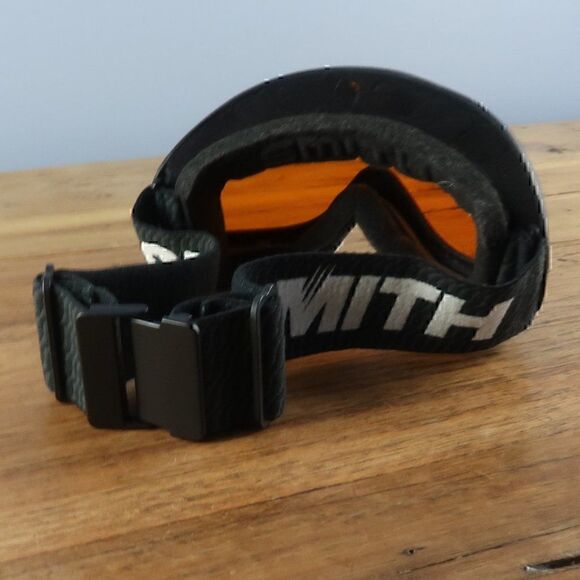SMITH VINTAGE SKI GOGGLES WITH ADJUSTABLE STRAP AMBER LENS PMT AIRFLOW - Picture 5 of 7